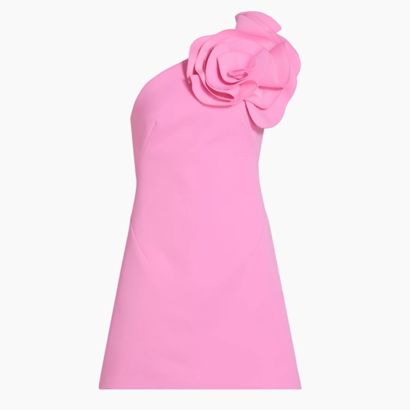 NEW Acler x Saks Turflea Mini Dress Wild Bloom Pink Cocktail Holiday Wedding - Picture 9 of 10